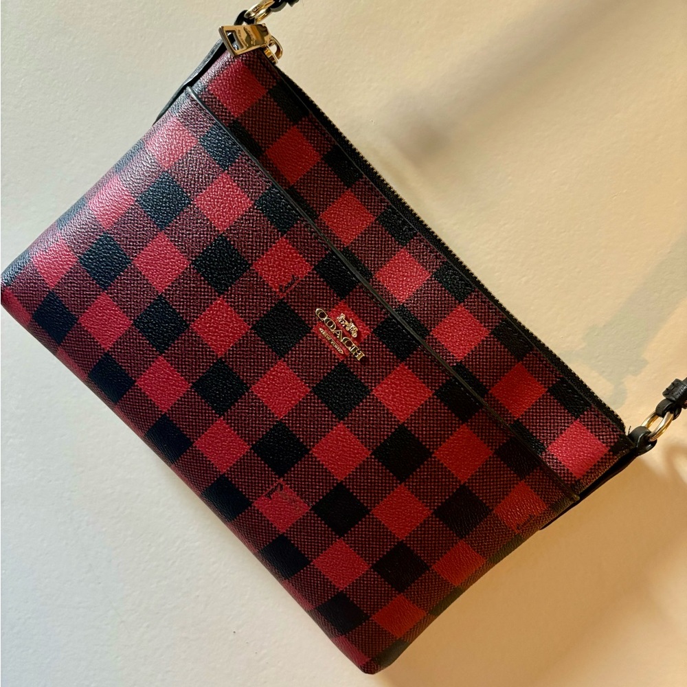 Coach Buffalo Plaid Crossbody